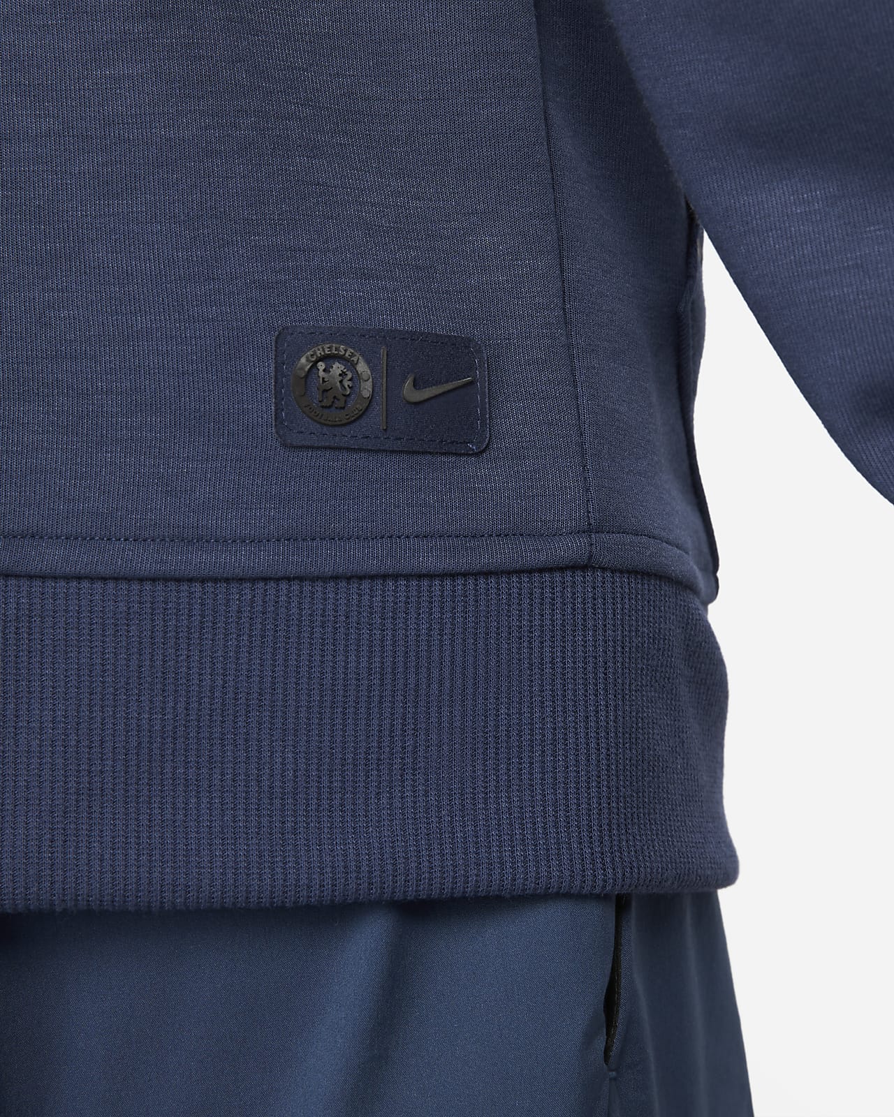 Felpa da calcio in fleece con cappuccio e zip a metà lunghezza Chelsea FC –  Uomo. Nike IT