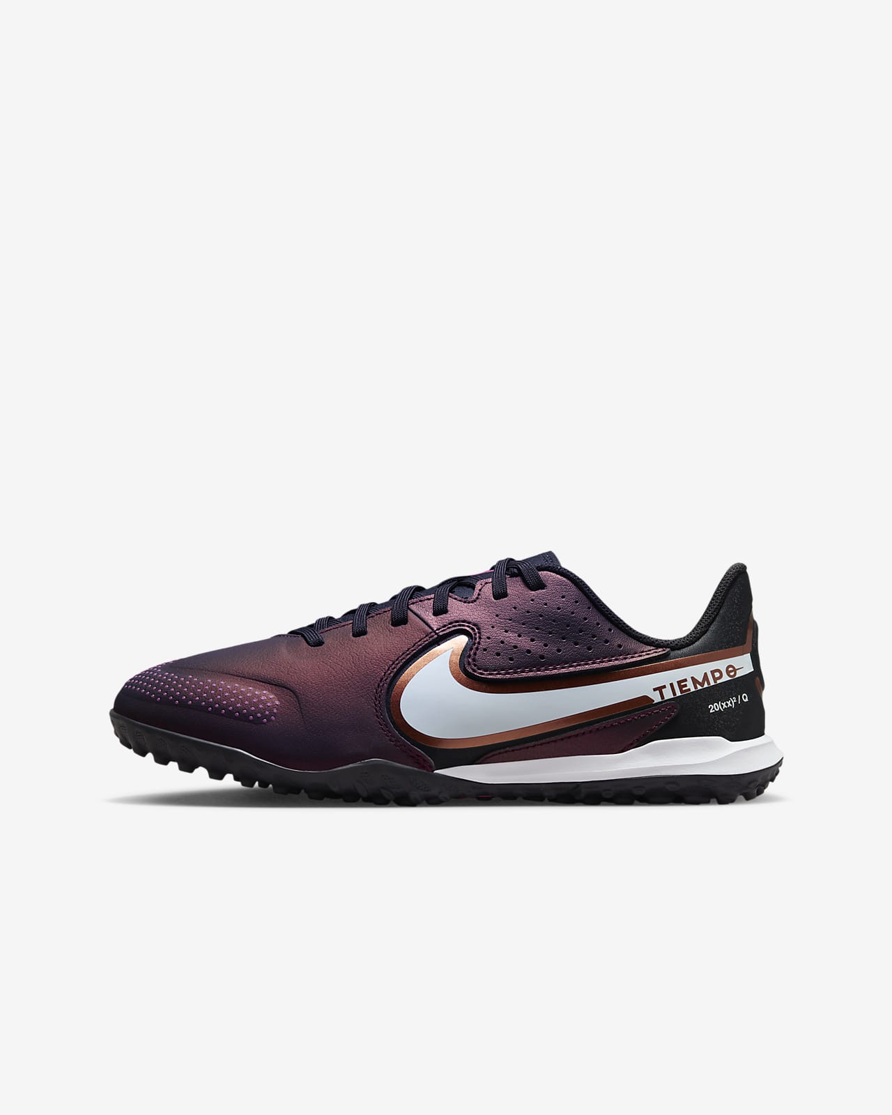 Nike Jr. Tiempo Legend 9 Academy TF-fodboldsko til grus til mindre/større børn