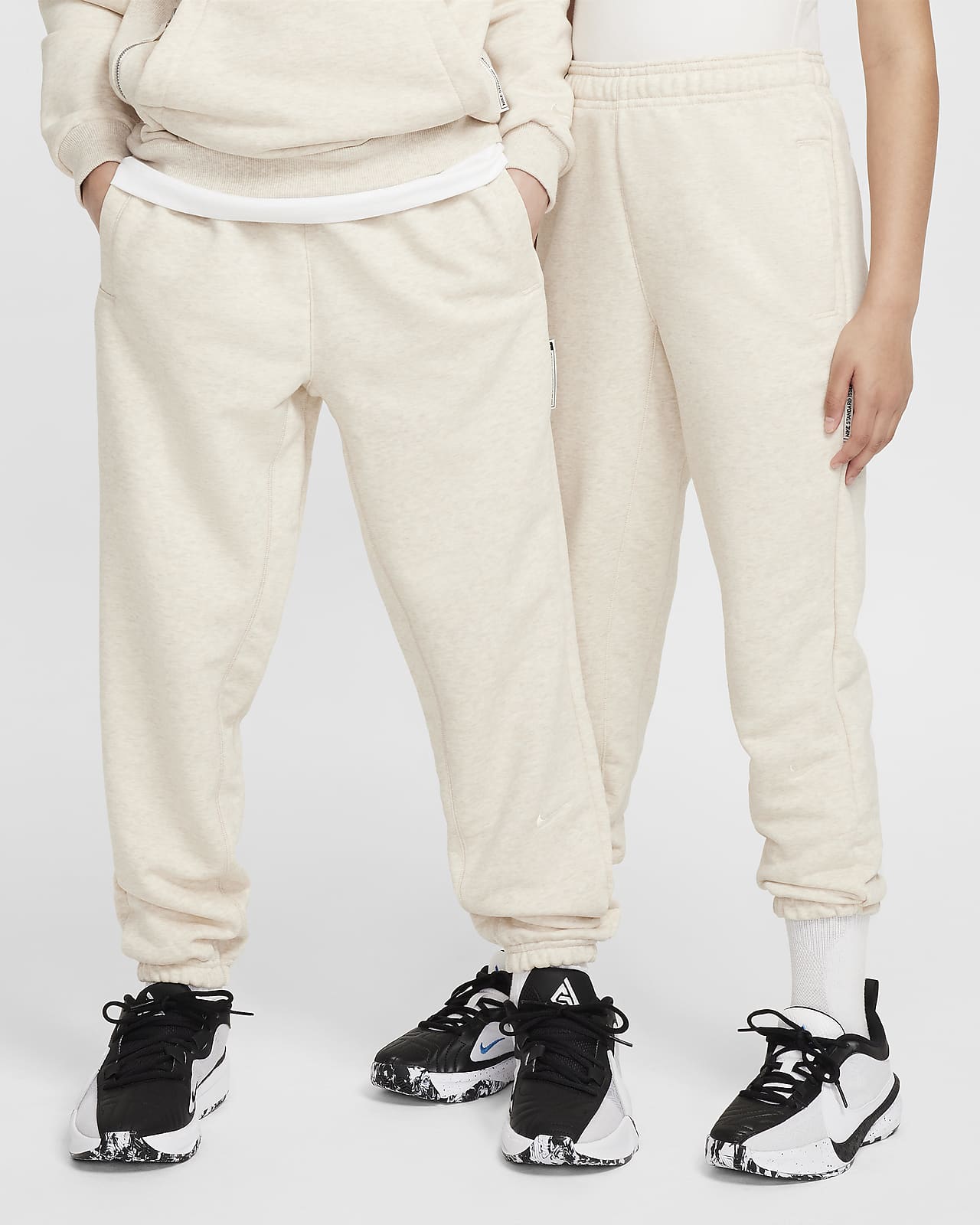 Pants de tejido Fleece Dri-FIT para niños talla grande Nike Standard Issue