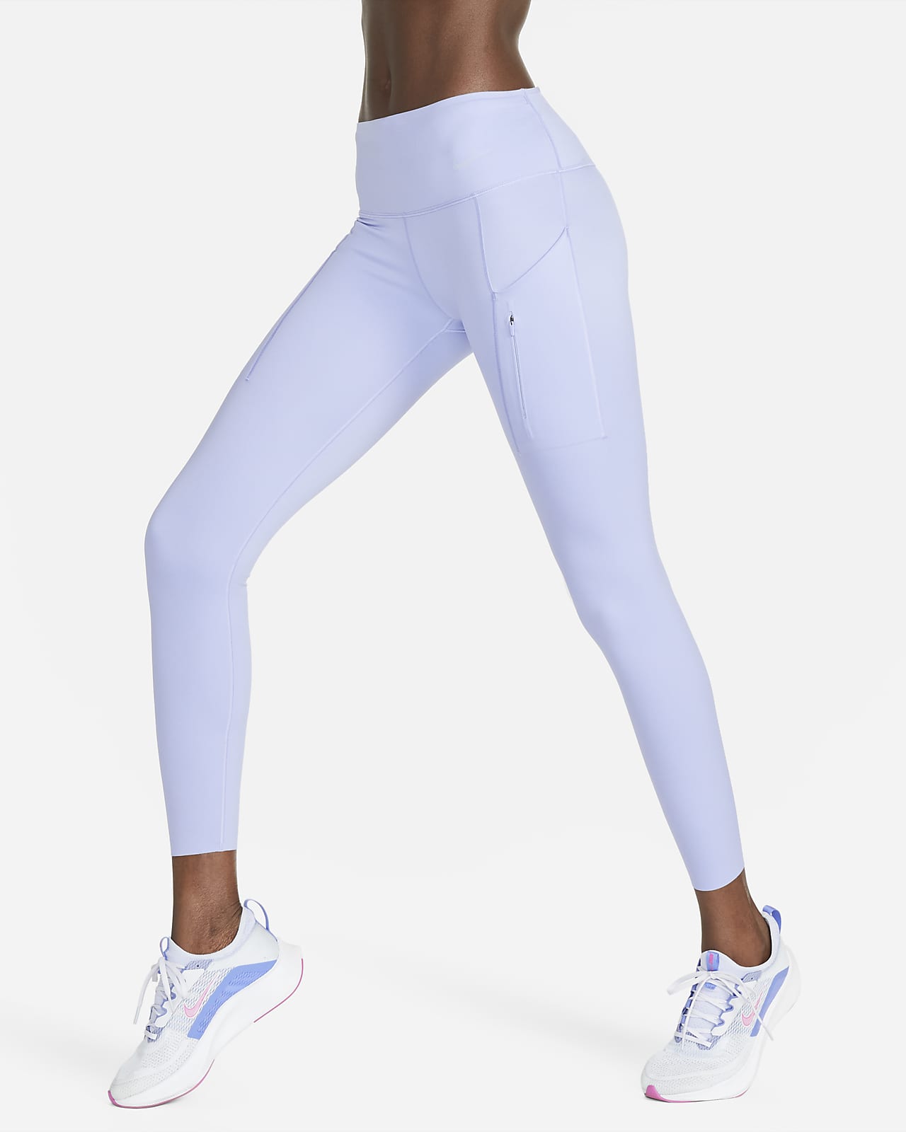 Leggings a 7/8 de cintura normal e suporte firme com bolsos Nike Go para  mulher