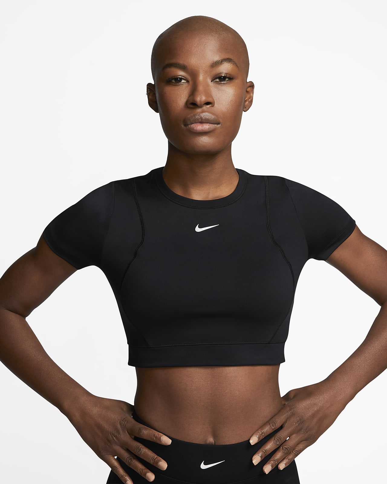 nike crop gym top