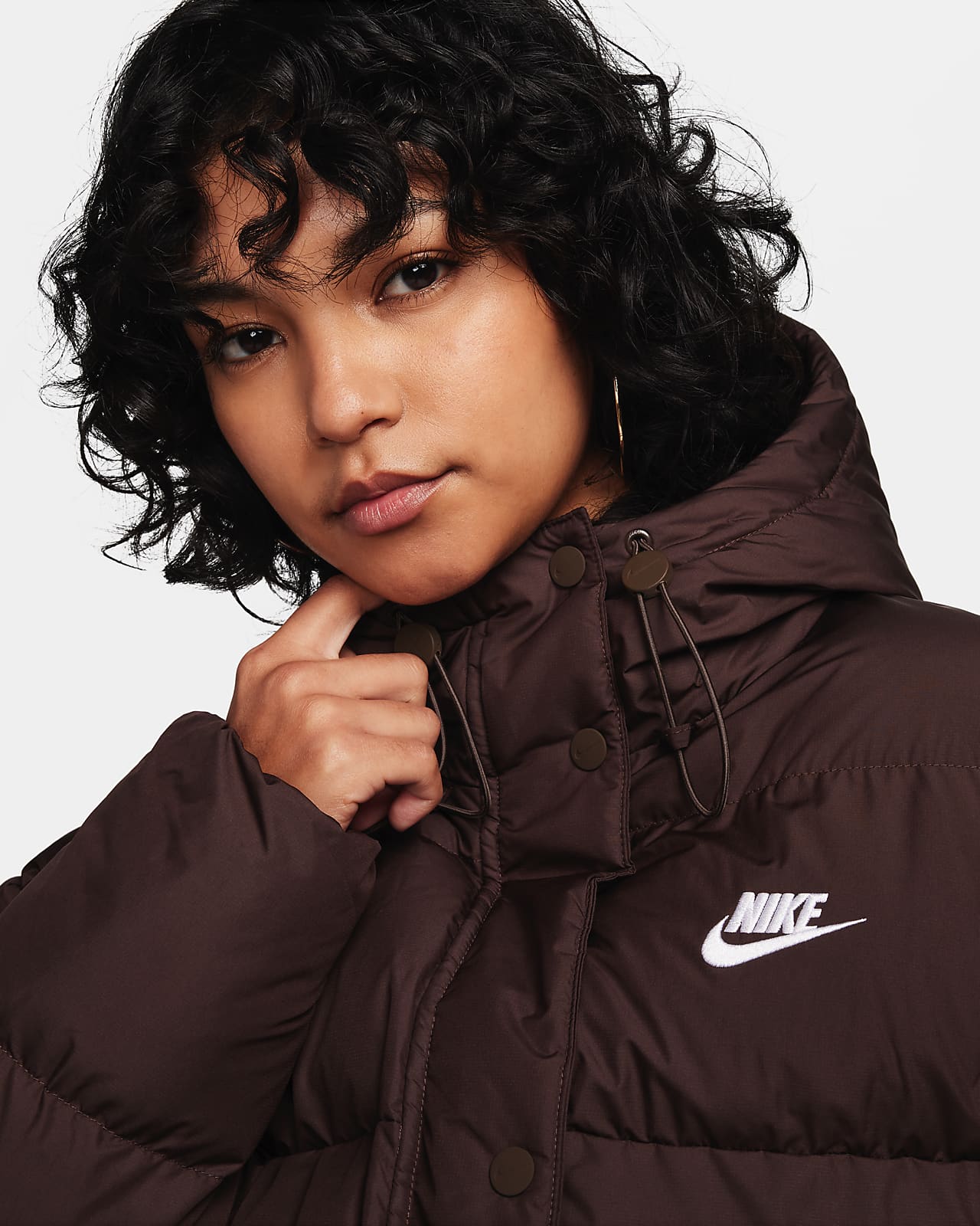 Nike Sportswear Classic Puffer Women's Therma-FIT Loose Hooded Jacket