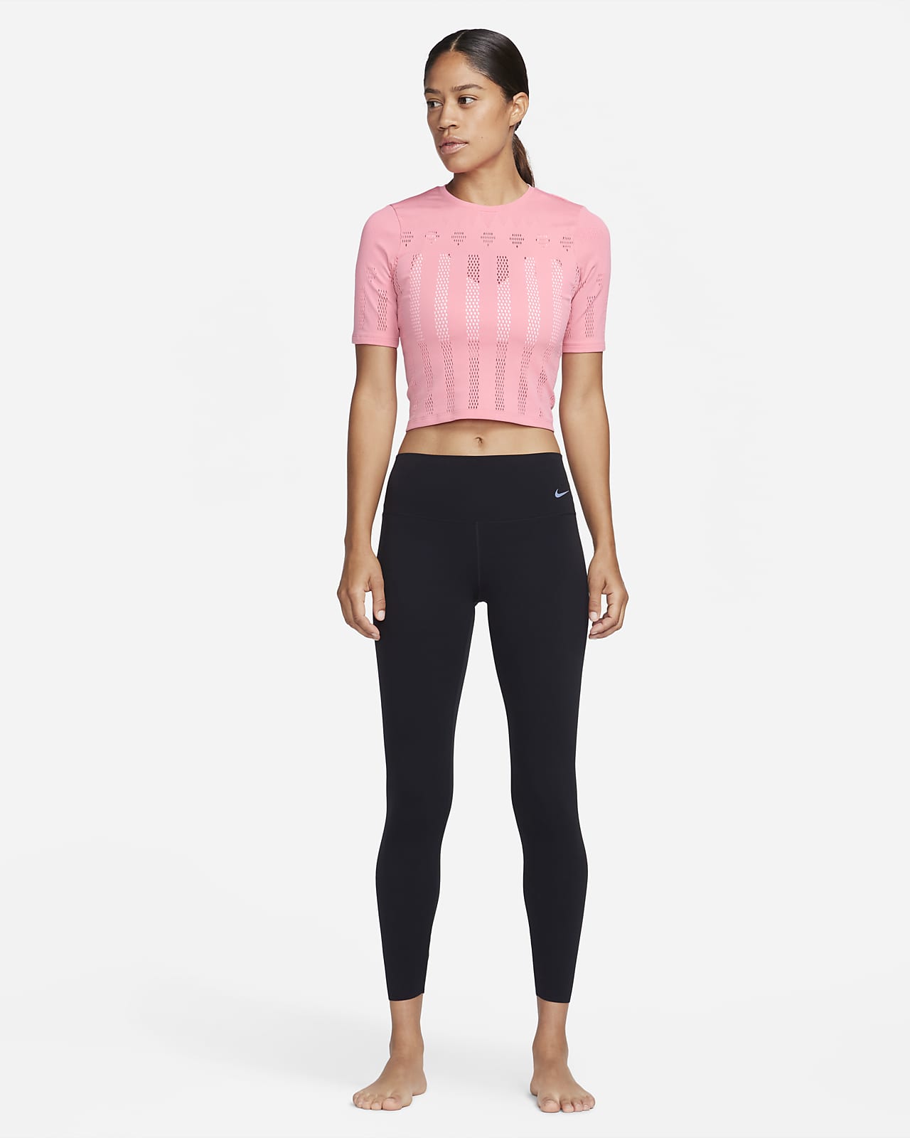 Women's Yoga Luxe Crop Top, Nike