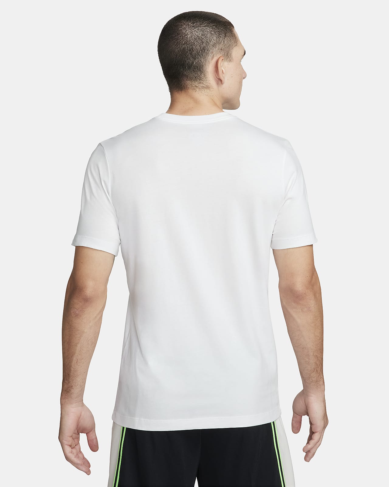 Men's Nike T-Shirt White Court Swoosh Logo Top New S-XXL DQ3944