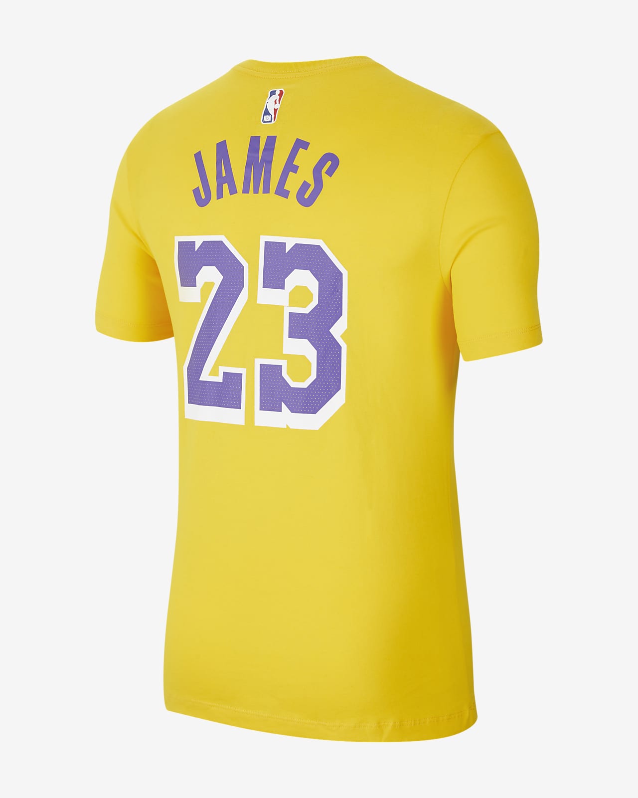 Los Angeles Lakers James #23 T shirt Gioventù Uomo Name Number Magliette Sportive da Basket Moda Tee Tops
