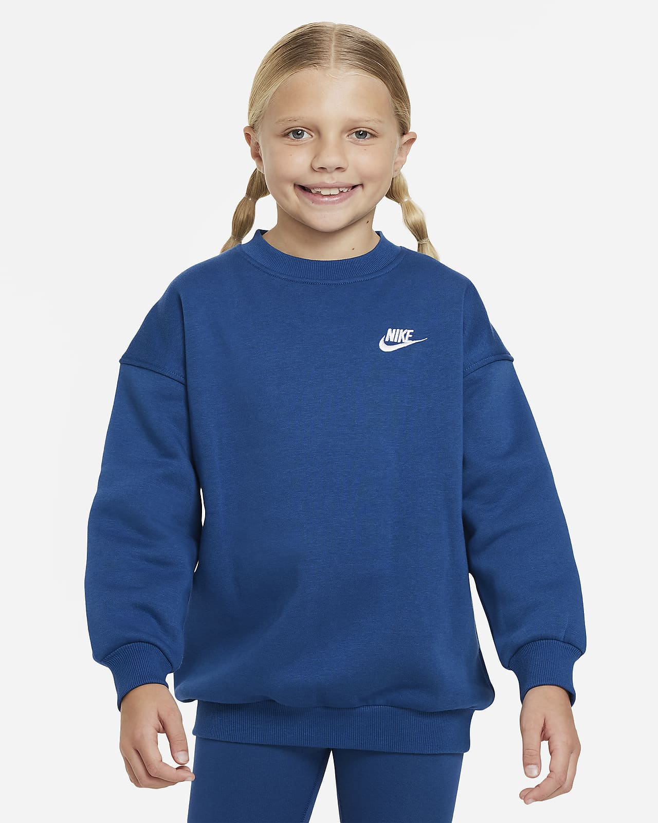 Nike Sportswear Club Fleece Older Kids' (Girls') Oversized Full