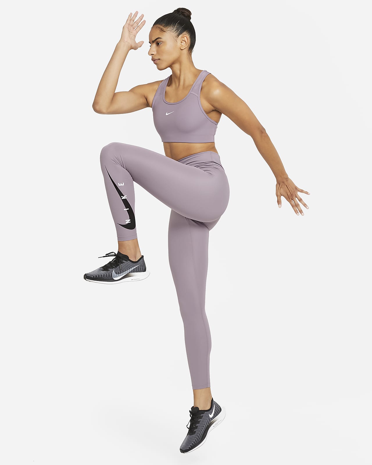 women's nike swoosh running leggings