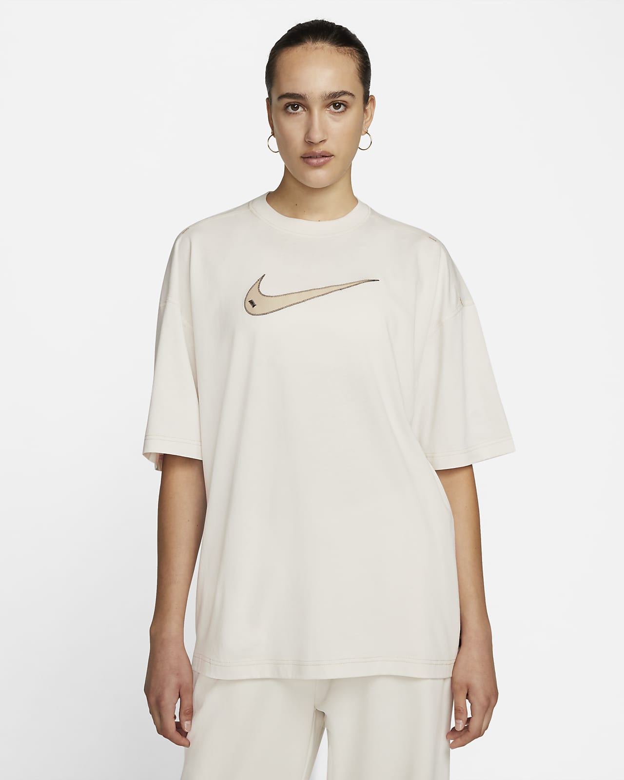 Haut à manches courtes Nike Sportswear Swoosh pour Femme