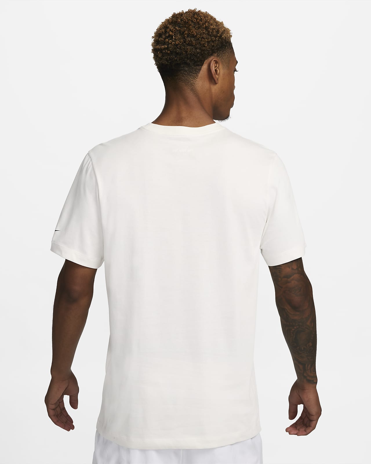 Nike Men's Dri-Fit Running T-Shirt White