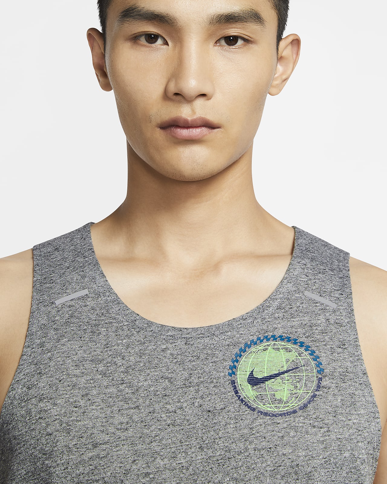men's nike breathe rise 365 running tank