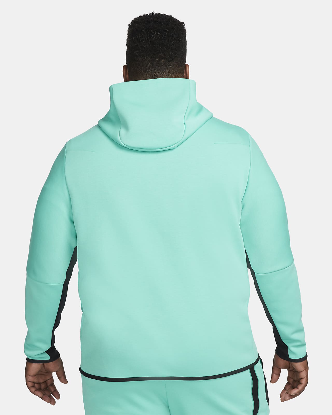 teal tech fleece