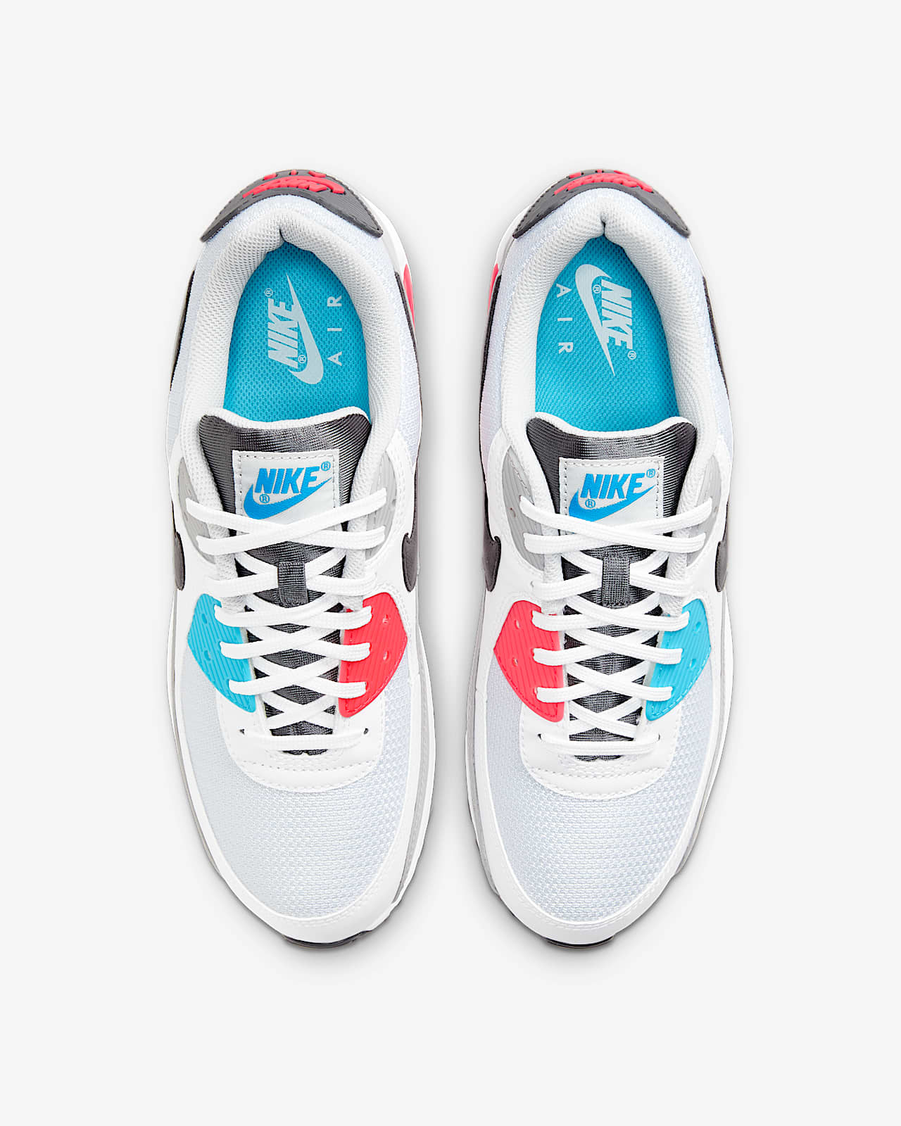 nike air max 90 red blue