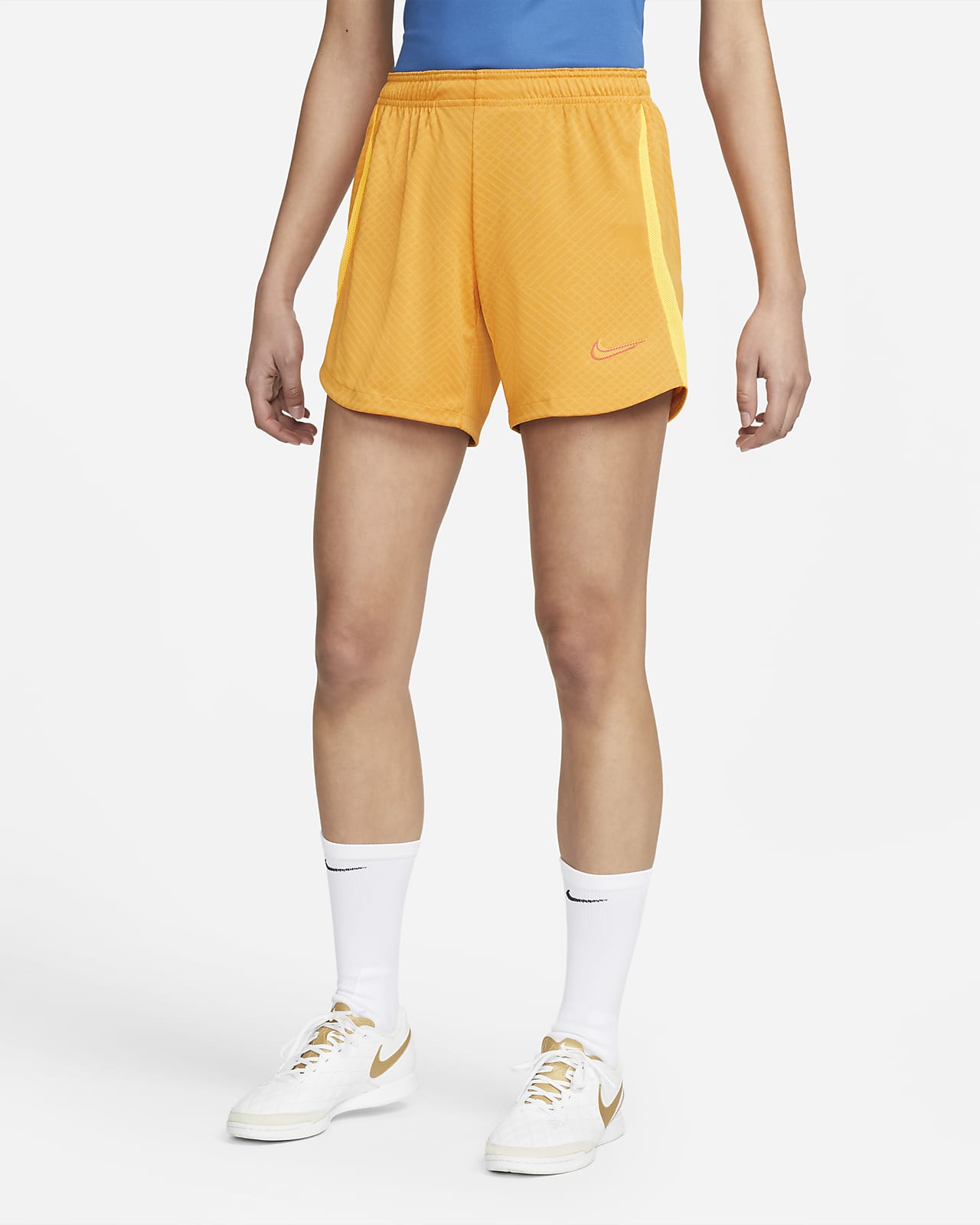 yellow nike football shorts