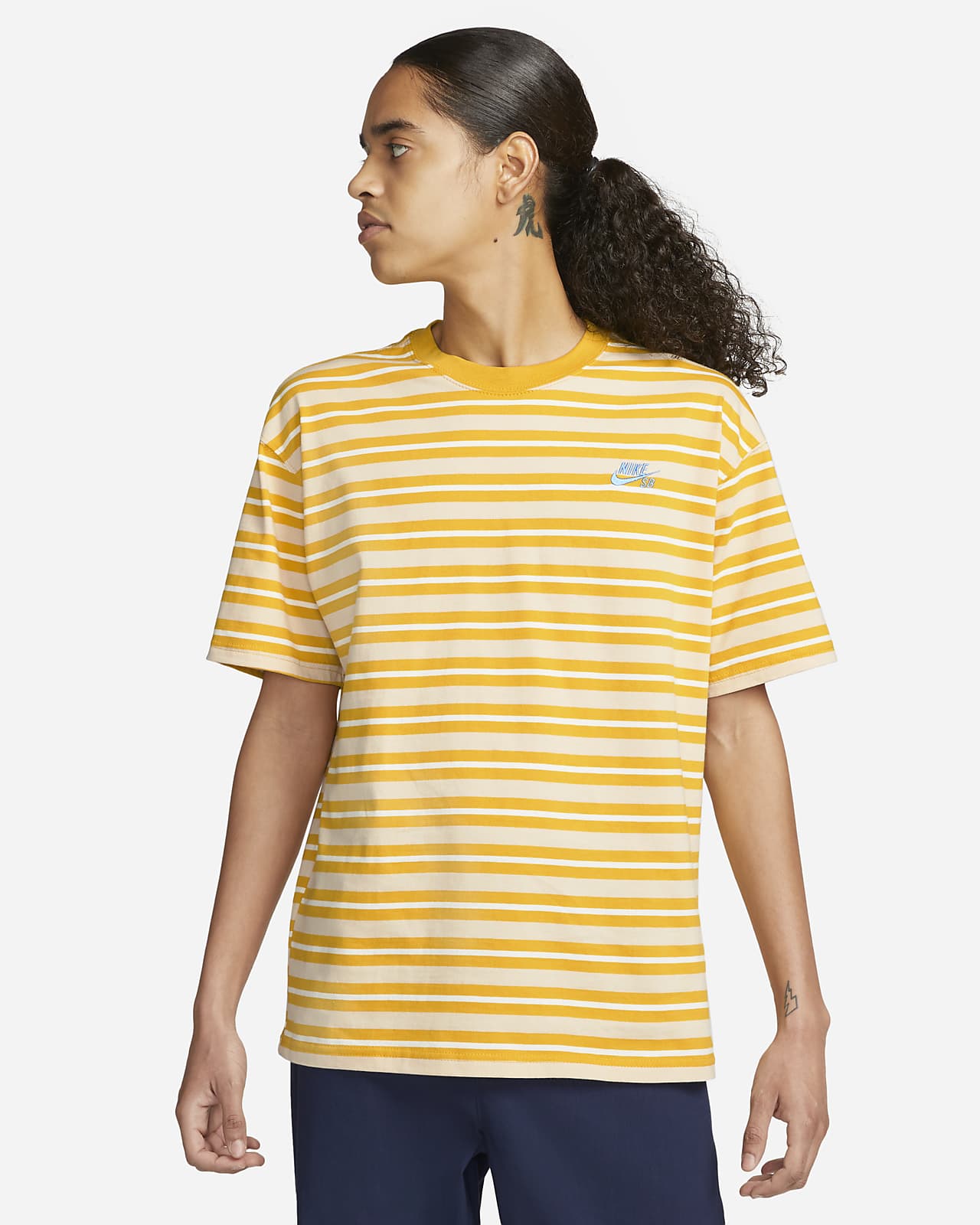 Nike SB Striped Skate T-Shirt. Nike LU