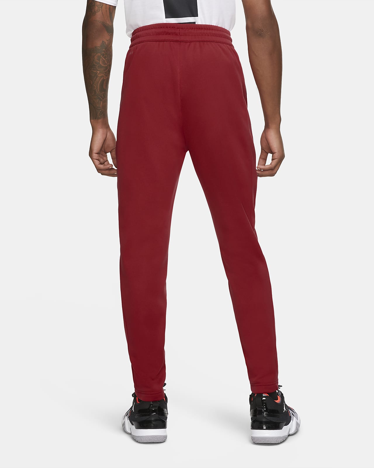 red nike therma pants