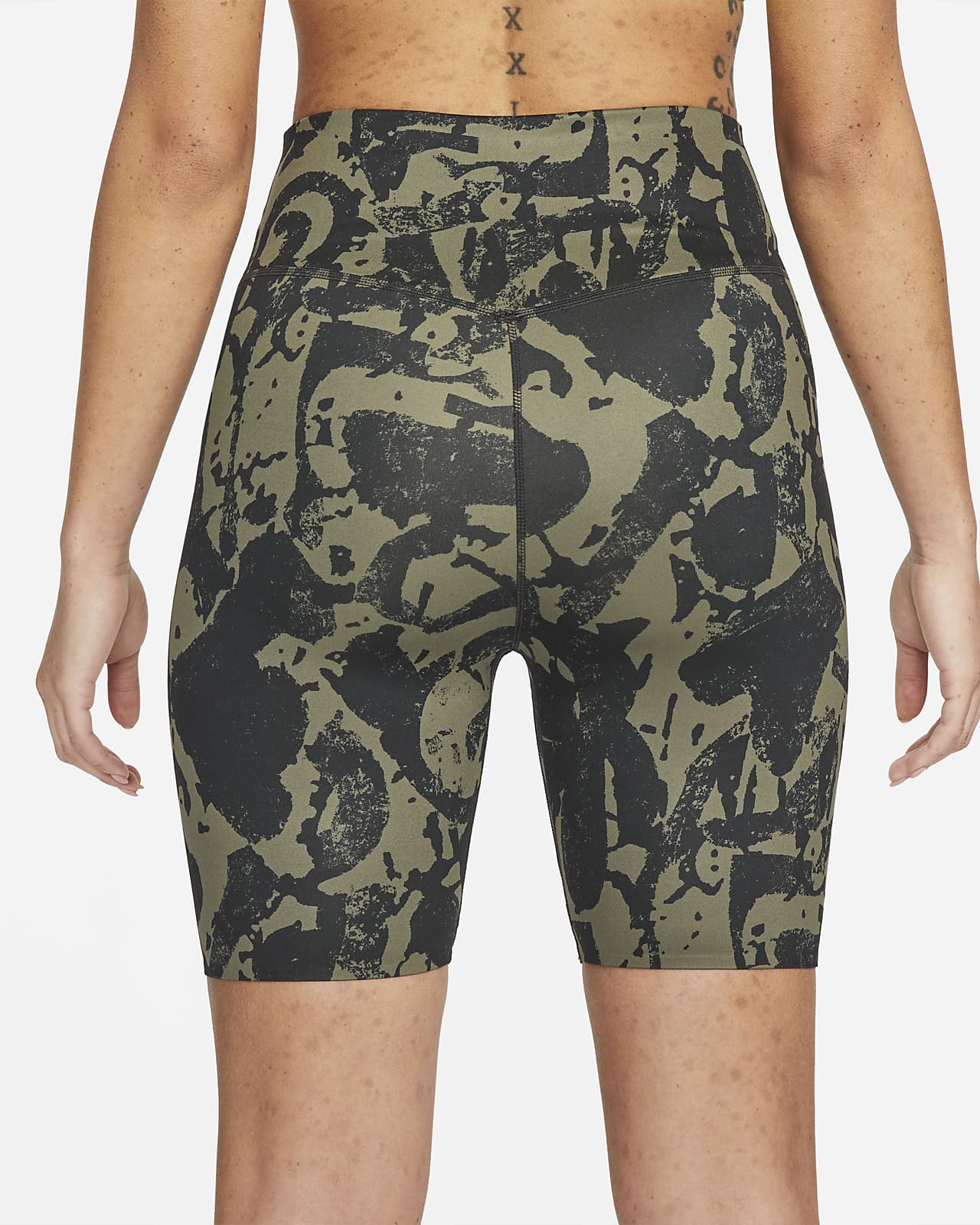 Nike One Luxe Icon Clash Pantalón corto de ciclismo de entrenamiento de  talle medio - Mujer. Nike ES