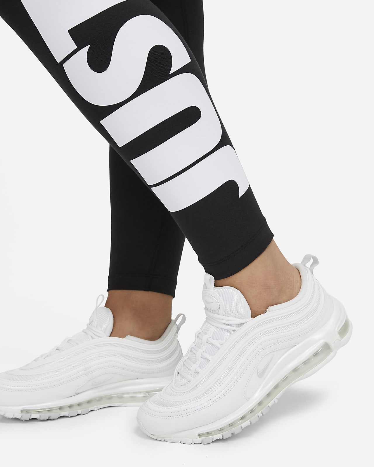 Leggings con gr fico de cintura alta para mujer Nike Sportswear Essential talla grande