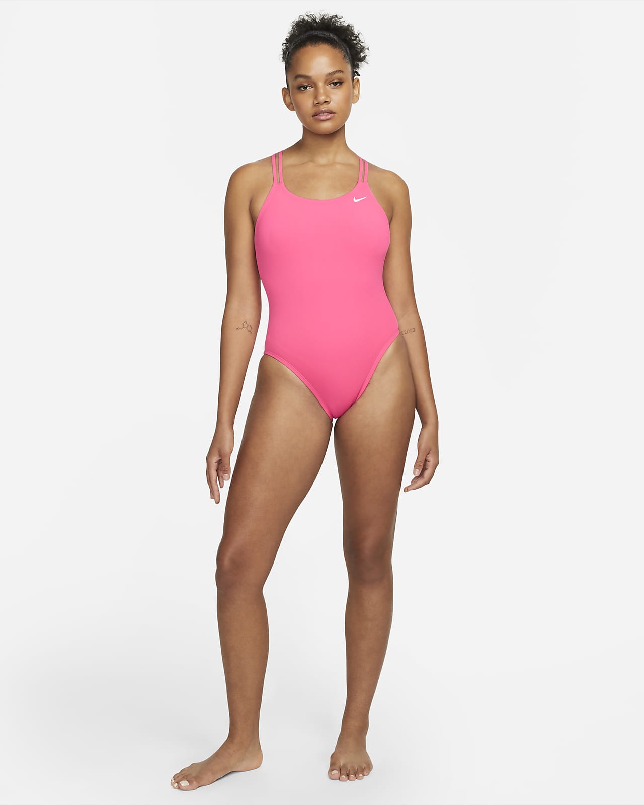 nike pink one piece swimsuit