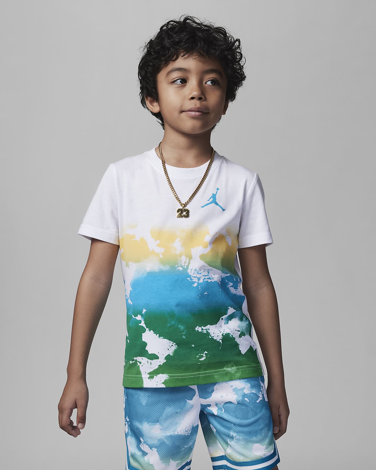 Jordan Watercolor Fade Up Tee Little Kids' Tee