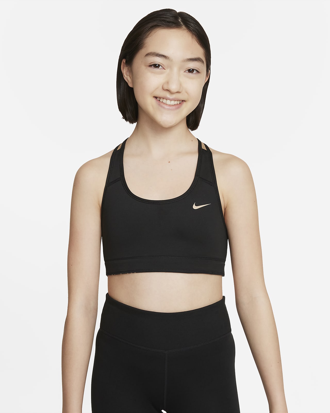Girl's Nike Pro Youth Reversible Sports Bra Compression Shorts