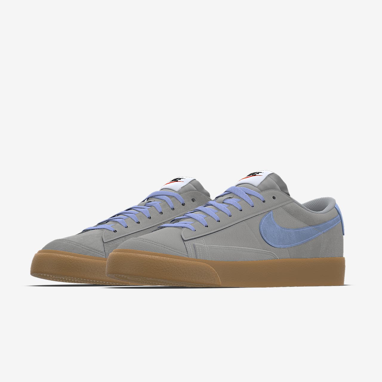 รองเท้าผู้หญิงออกแบบเอง Nike Blazer Low By You