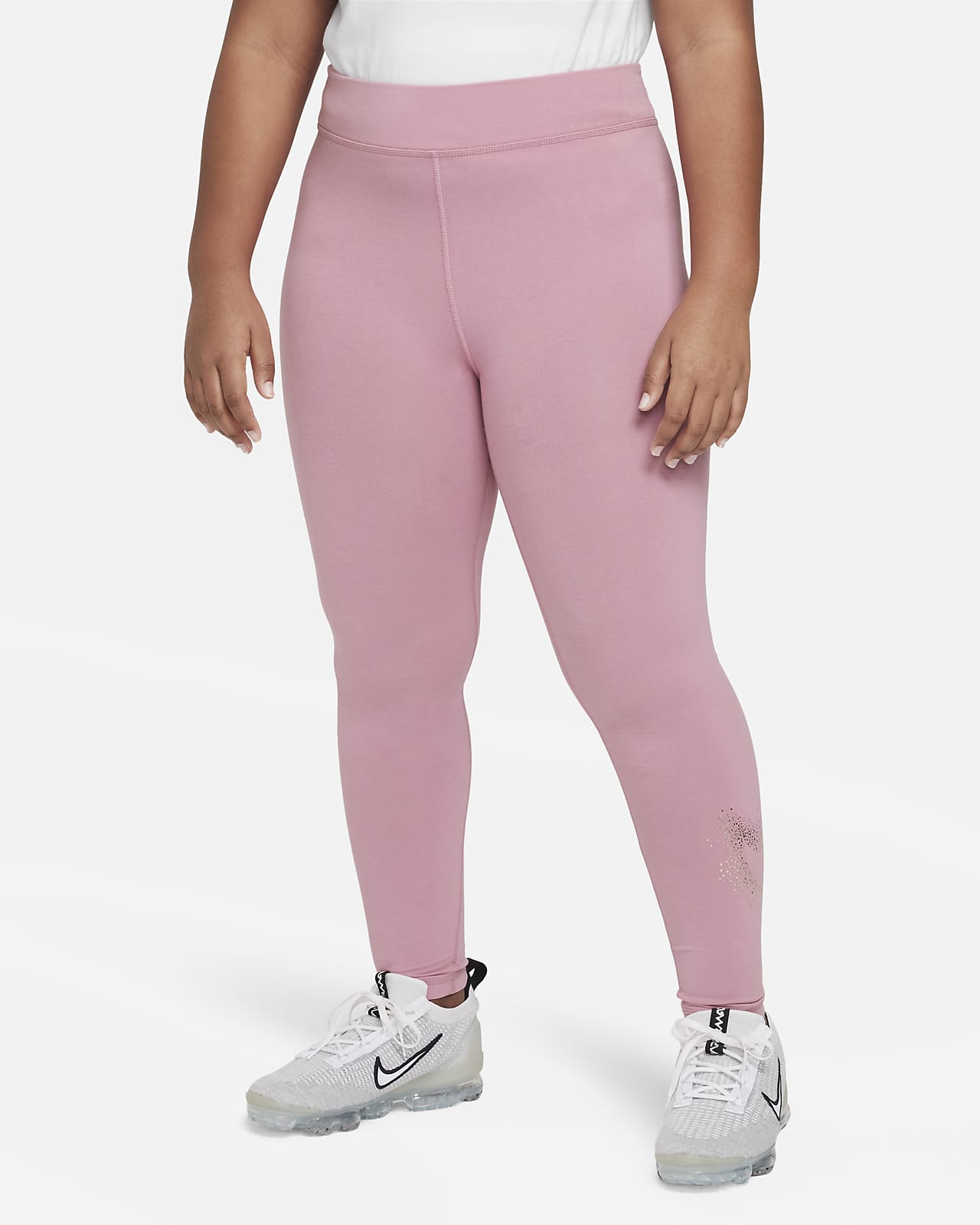 Nike Sportswear Essential Big Kids' (Girls') Mid-Rise Leggings (Extended Size)