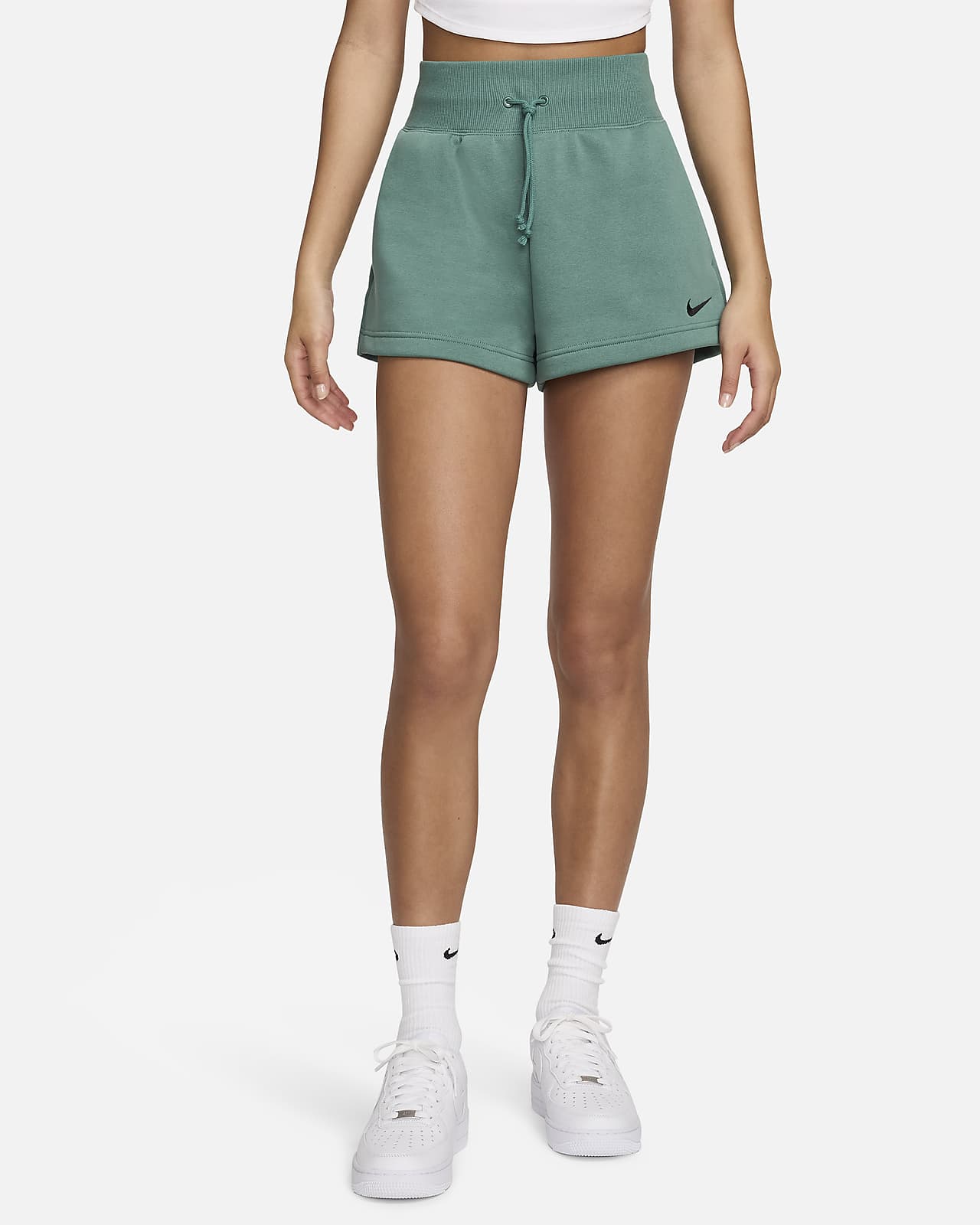 Shorts de ajuste holgado y tiro alto para mujer Nike Sportswear Phoenix Fleece