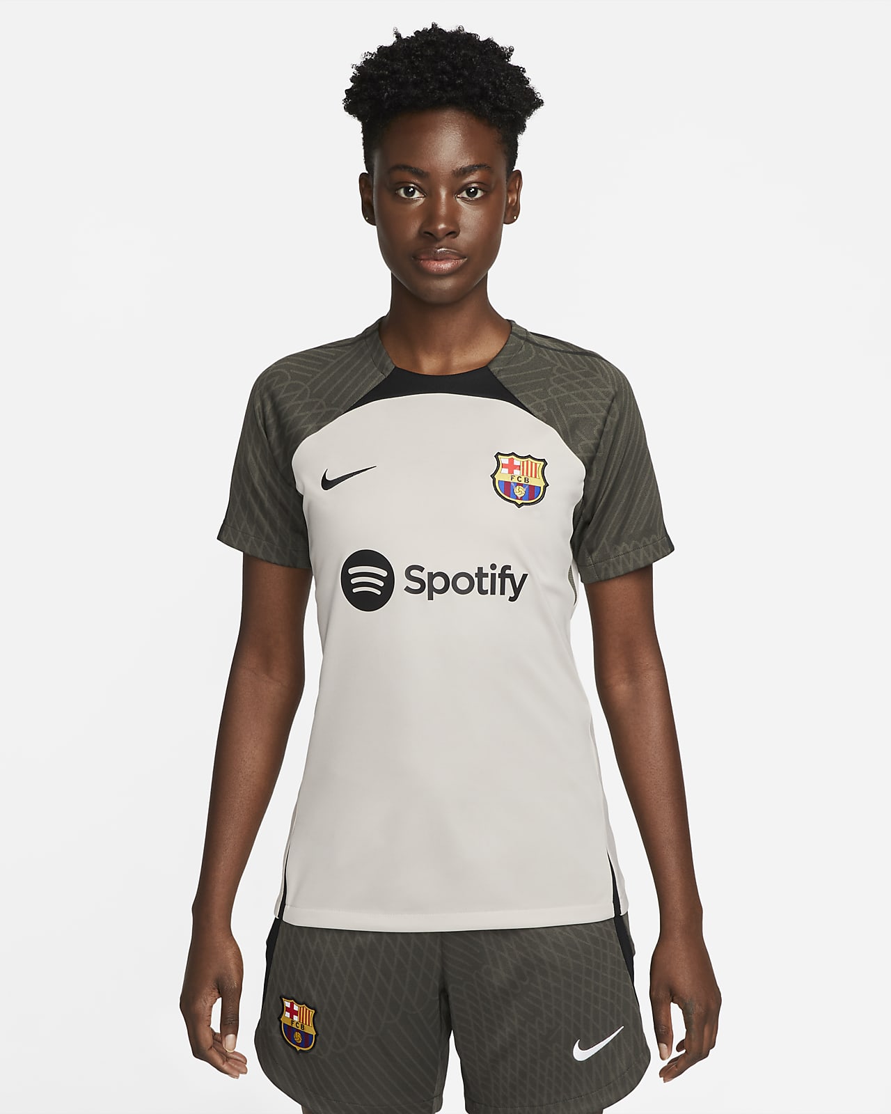 Dispersión Agacharse maravilloso FC Barcelona Strike Camiseta de fútbol de tejido Knit Nike Dri-FIT - Mujer.  Nike ES