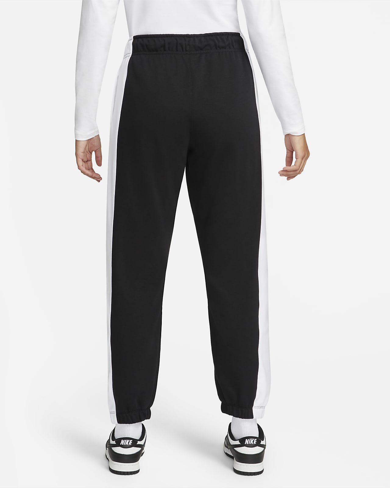 NIKE DQ5191-010 W NSW Club FLC MR Pant STD Pants Women's Black/White Size  XL-S : : Fashion