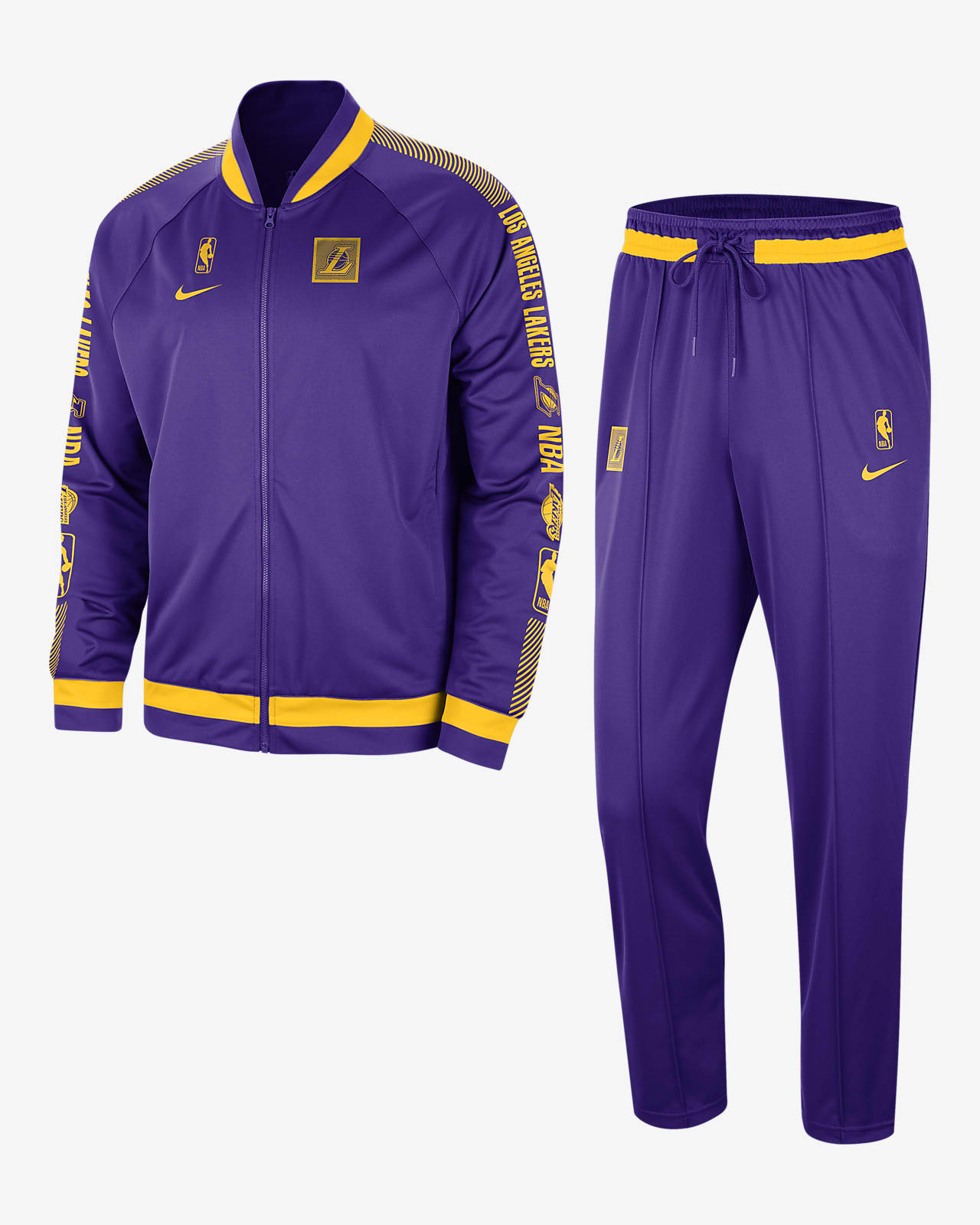 Los Angeles Lakers Starting 5 Nike Dri-FIT NBA-tracksuit för män