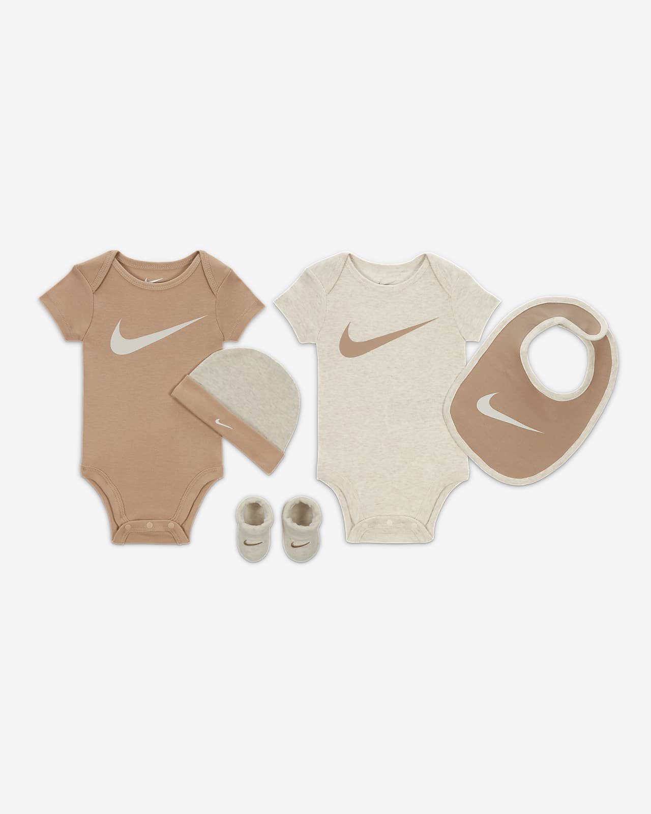 Nike 5-Piece Gift Set Baby 5-Piece Boxed Gift Set.