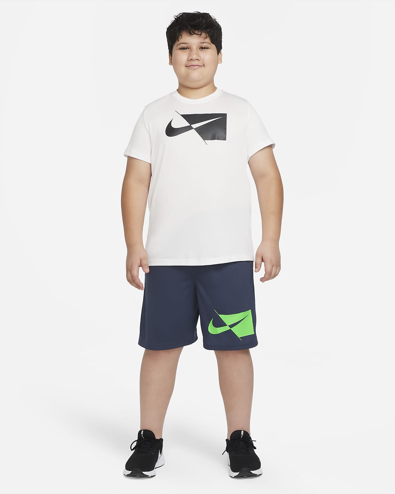 Nike Dri-FIT One Big Kids' (Girls') High-Waisted Training Shorts (Extended  Size). Nike.com