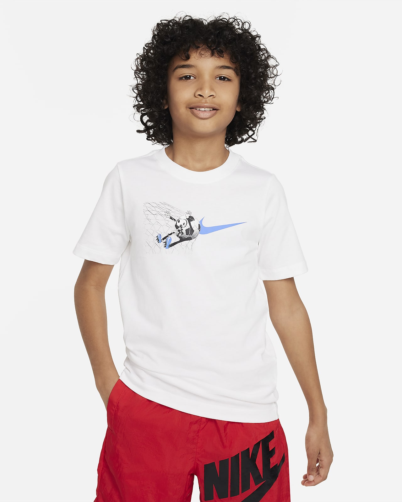 Nike Sportswear Older Kids\' HR Nike T-Shirt