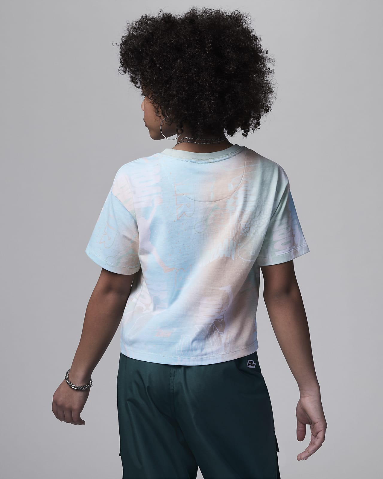 bank Ontembare ik heb het gevonden Tee-shirt Jordan Essentials New Wave Allover Print Tee pour ado (fille).  Nike BE