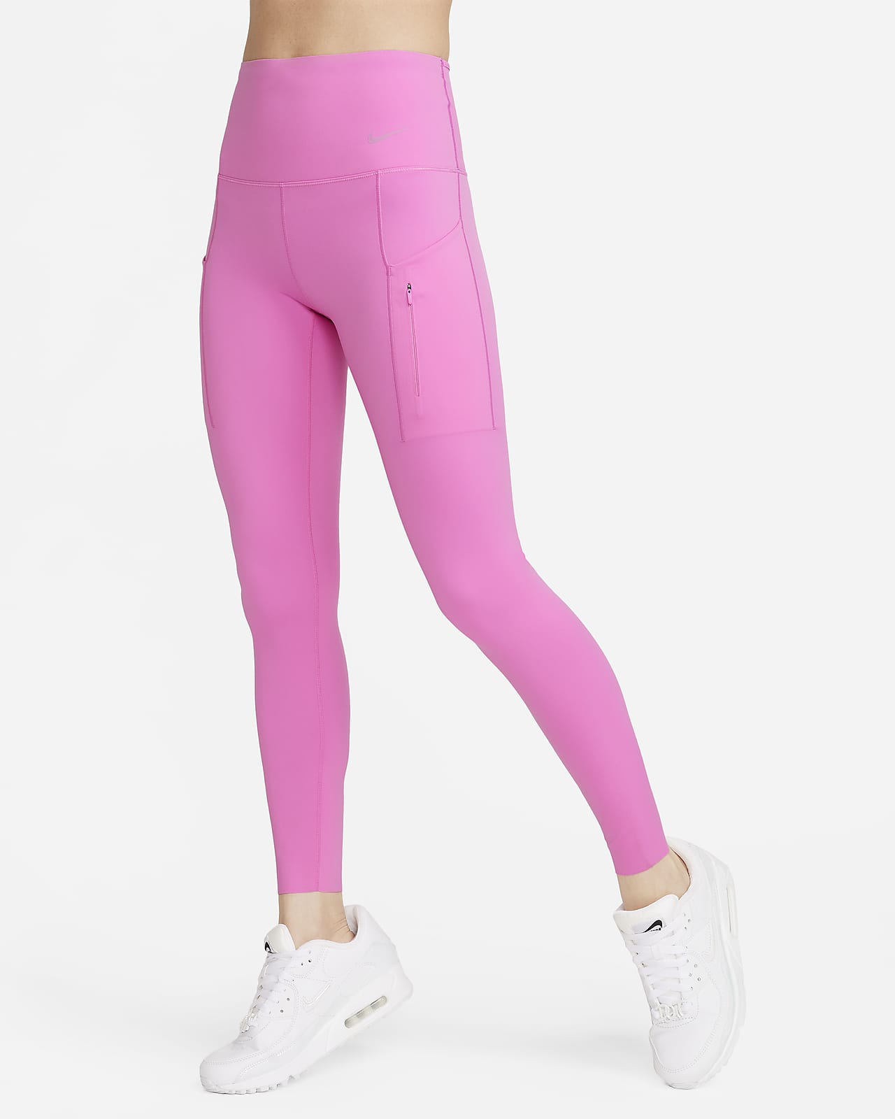 Nike Go Women's Firm-Support High-Waisted Capri Leggings with Pockets (Plus  Size).