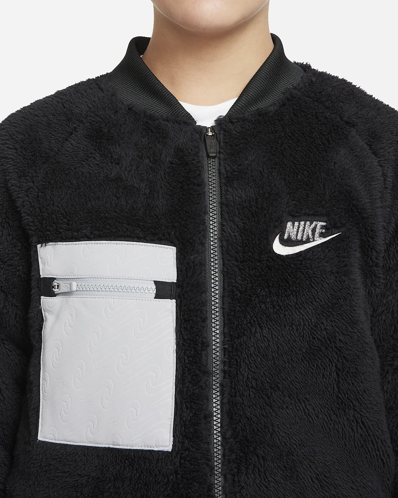 再再販! Nike Swoosh Fullzip Jacket Lsiz - ダウンジャケット
