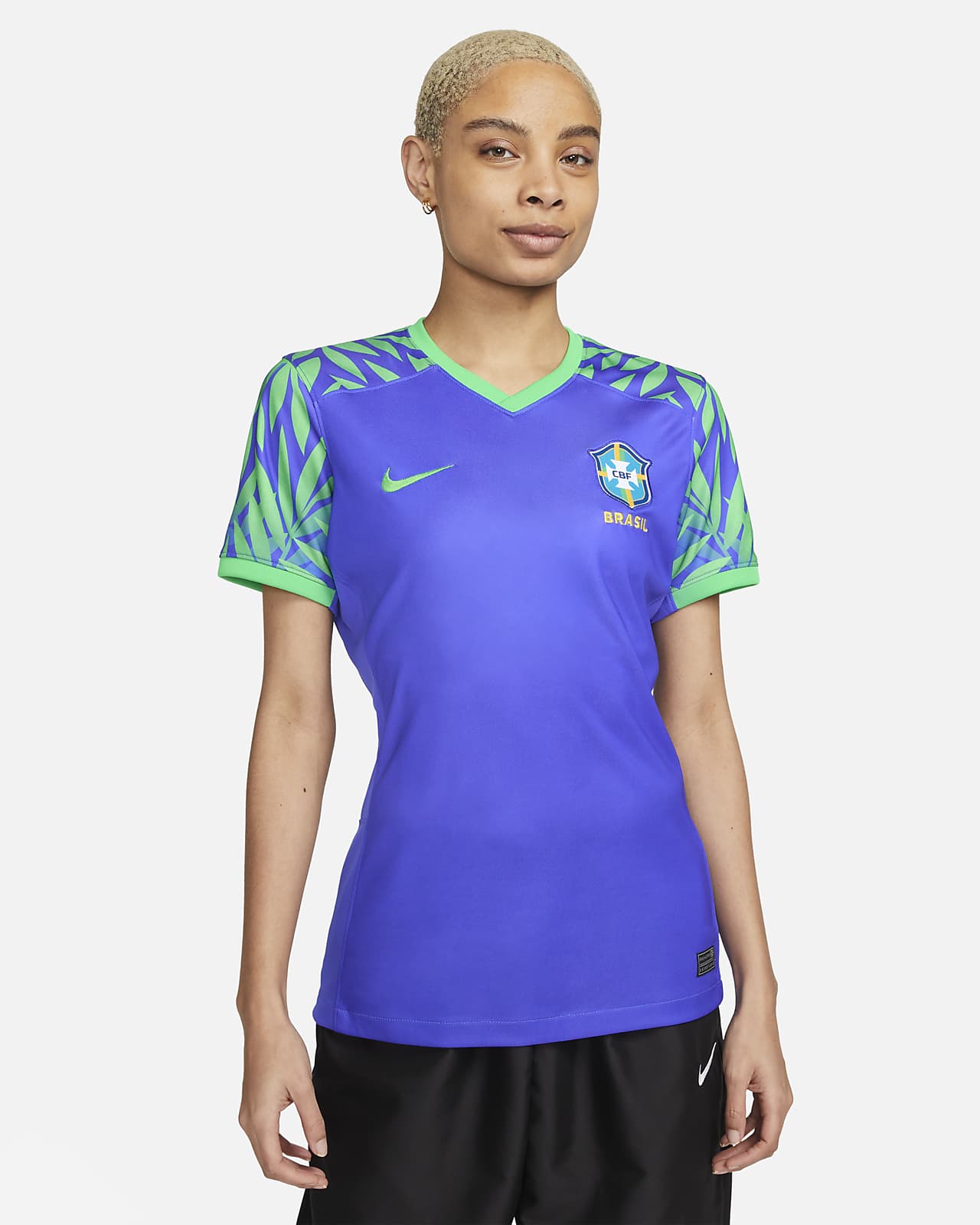 Brasilien 2023 Stadium Away Nike Dri-FIT-Fußballtrikot für Damen. Nike DE