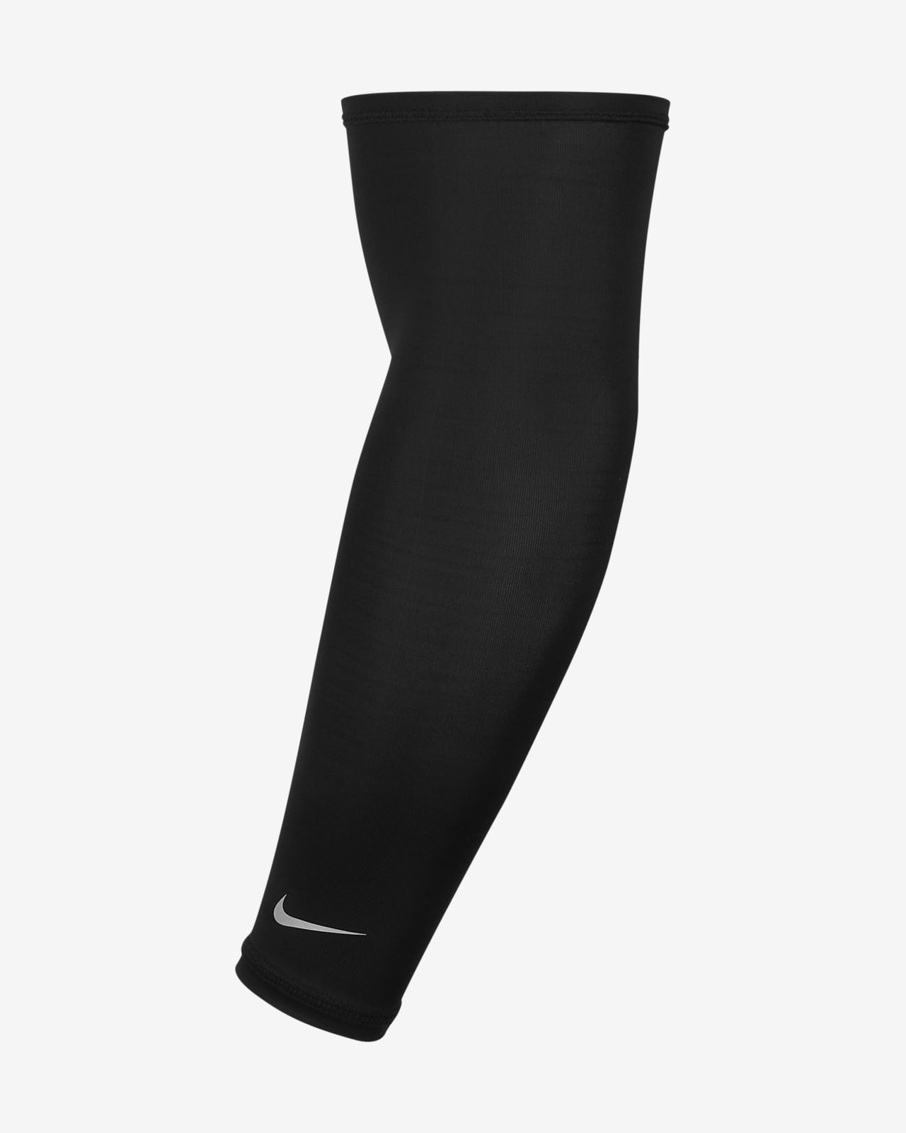  Nike Lightweight Running Sleeves (S/M,White/Silver