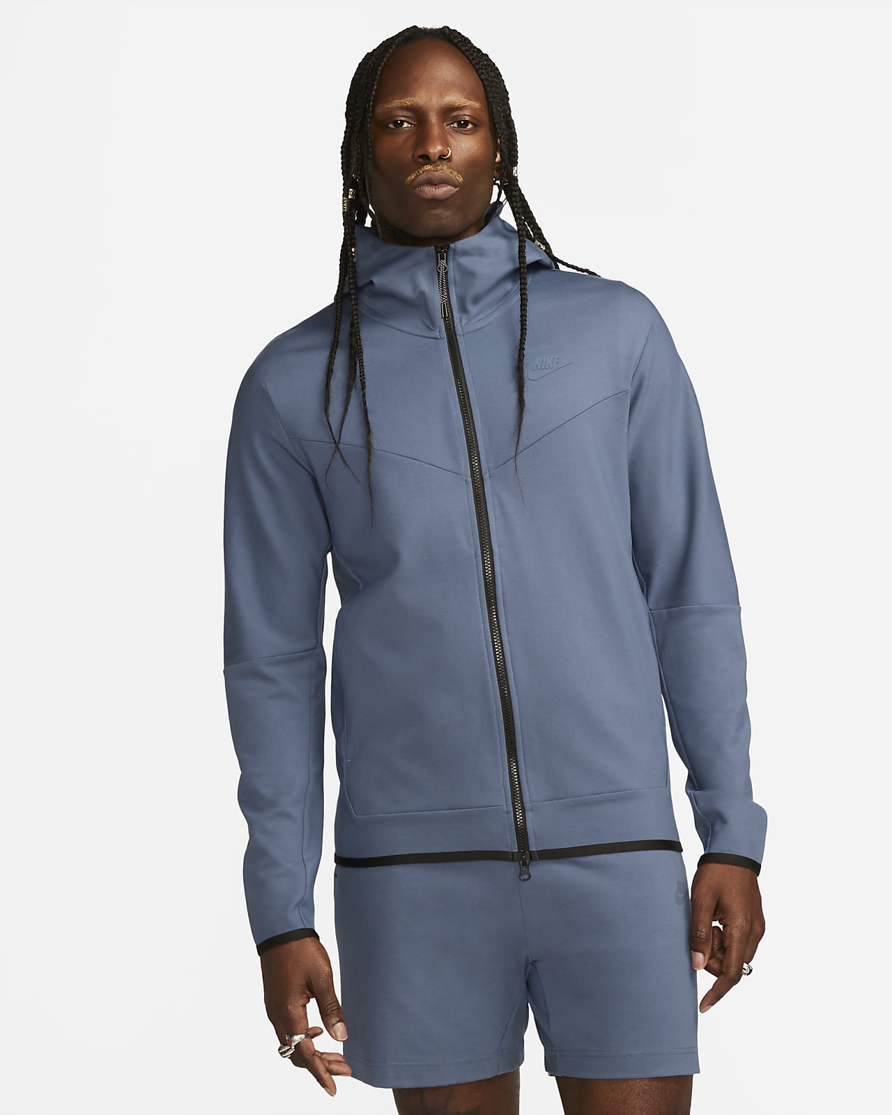 Nike Sportswear Tech Fleece Lightweight Men's Full-Zip Hoodie Sweatshirt.  Nike IL