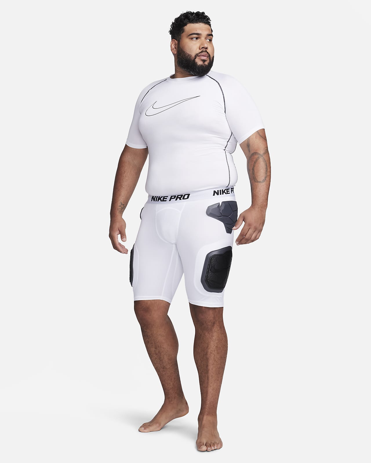 Nike Men's sz 2XL Football Padded Compression Shorts 359256 010