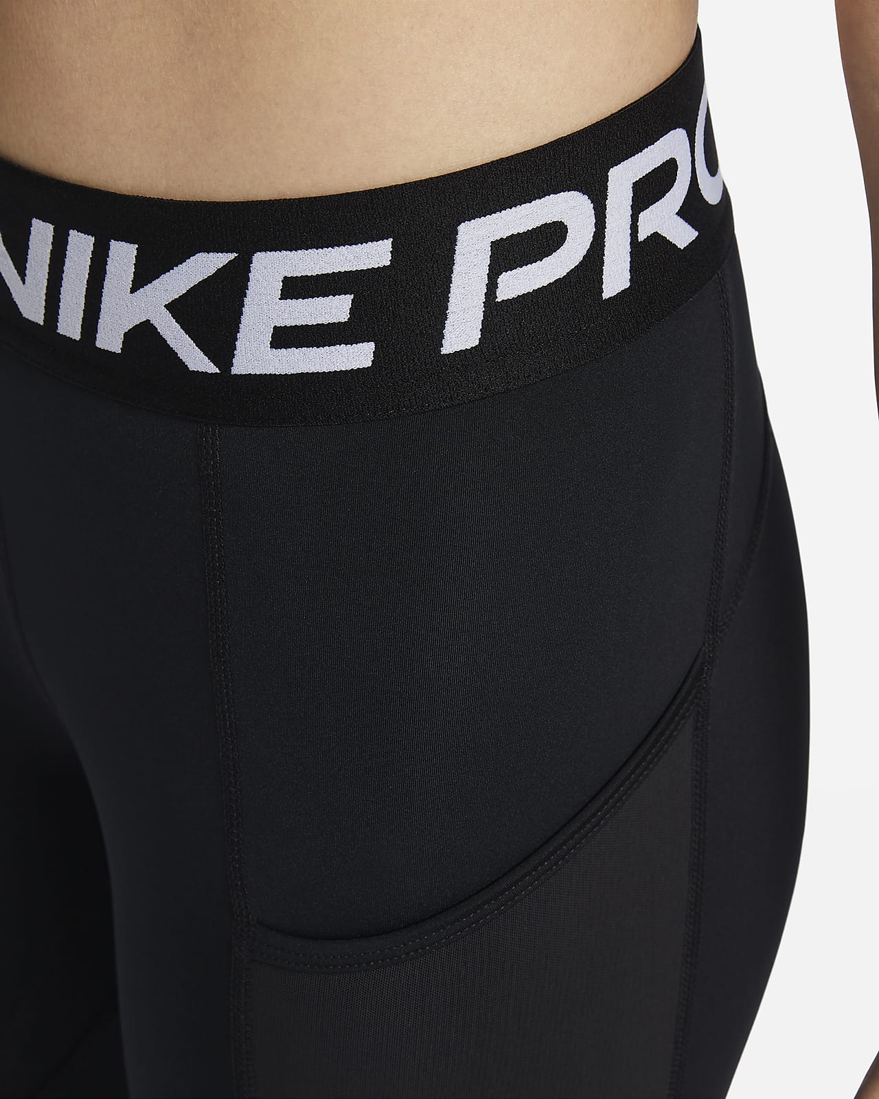 Nike Pro 365 Hi-Rise 7/8 Dri-Fit Leggings Women's Size Medium Black FREE  SHIP