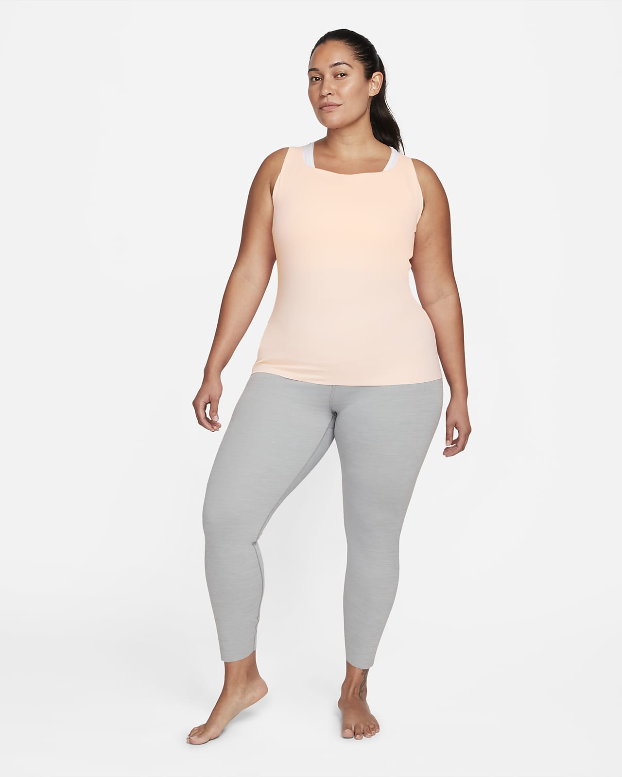 Nike Yoga Luxe Womens Shelf Bra Tank Plus Size 