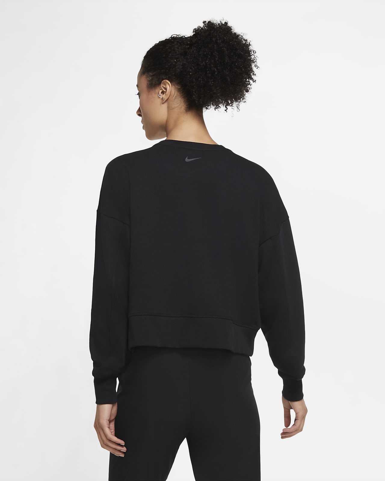 nike black crew neck womens