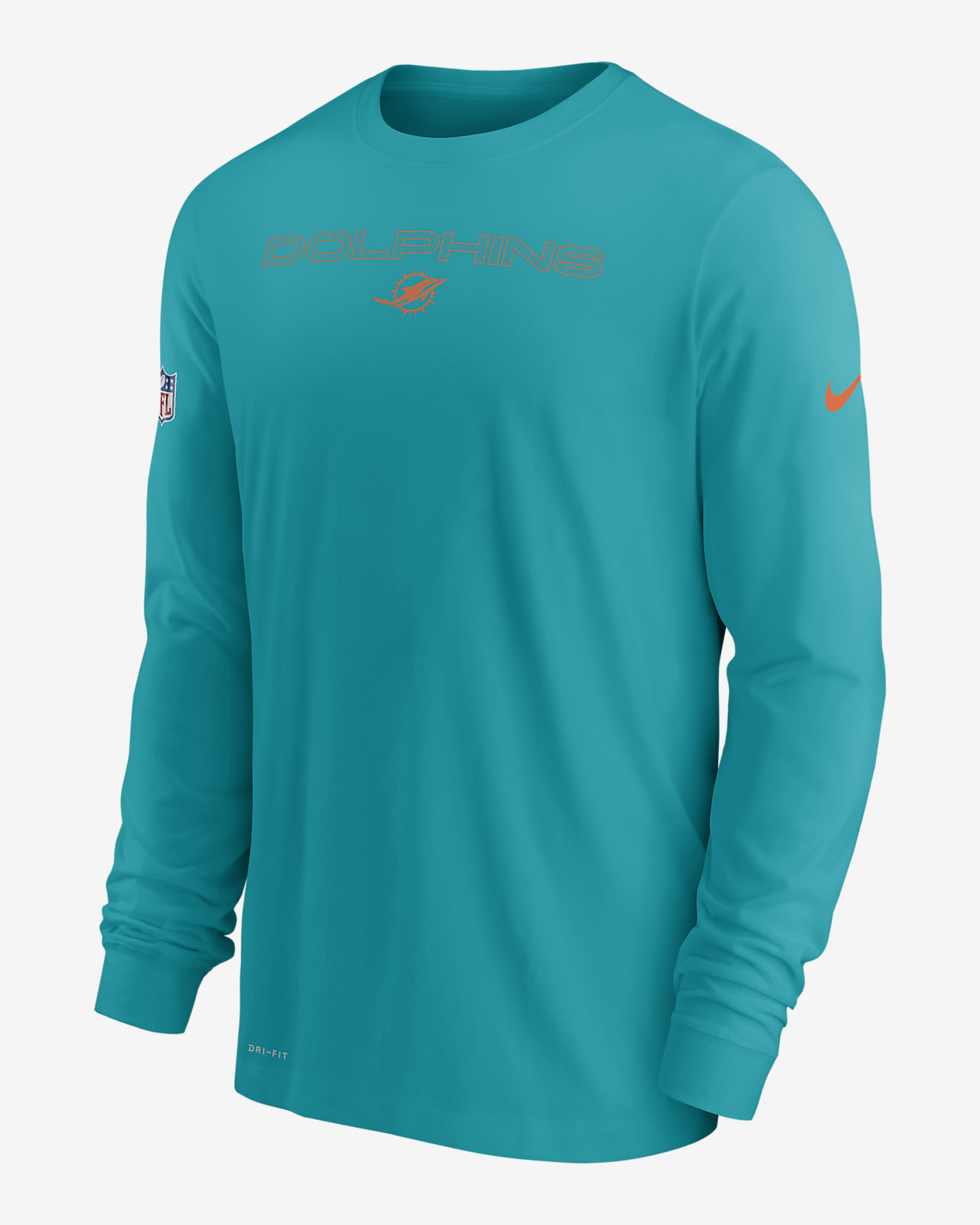 Miami Dolphins Long Sleeve Dri Fit Store, SAVE 56% 