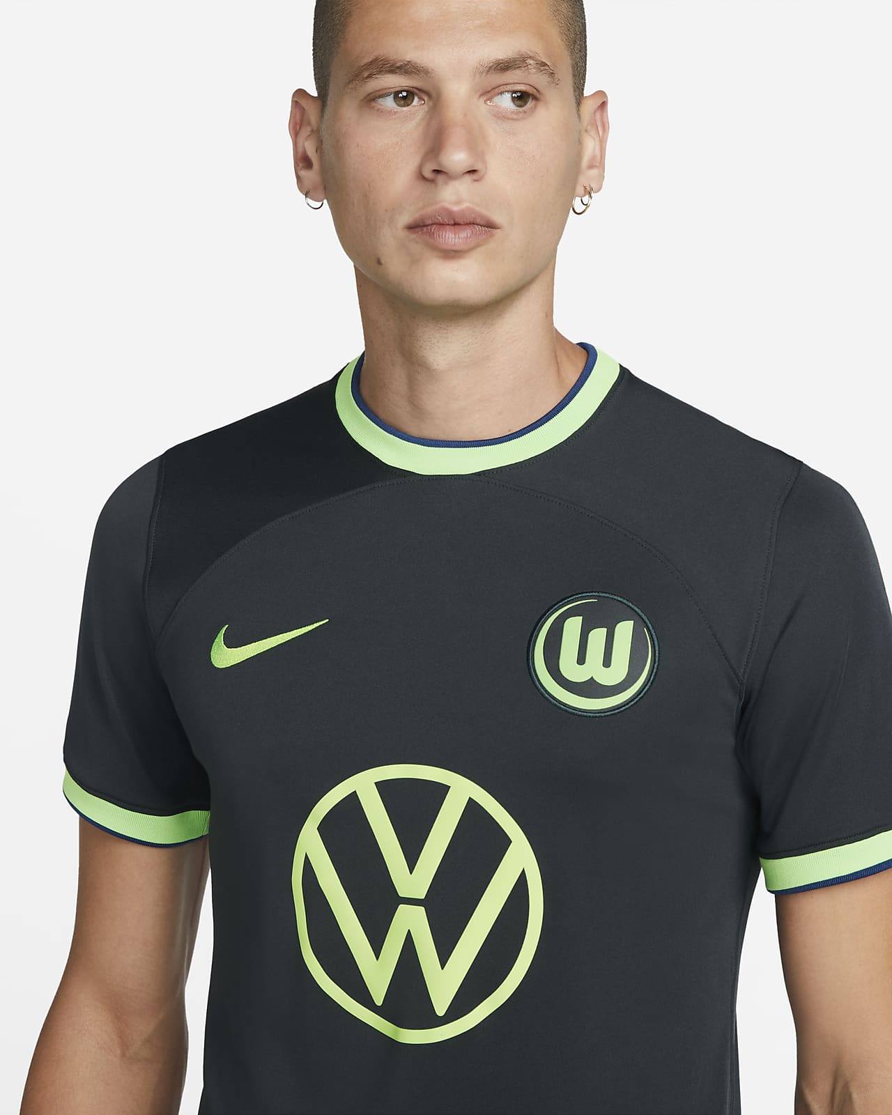 Primera equipación Stadium VfL Wolfsburgo 2023/24 Camiseta de fútbol Nike  Dri-FIT - Niño/a. Nike ES
