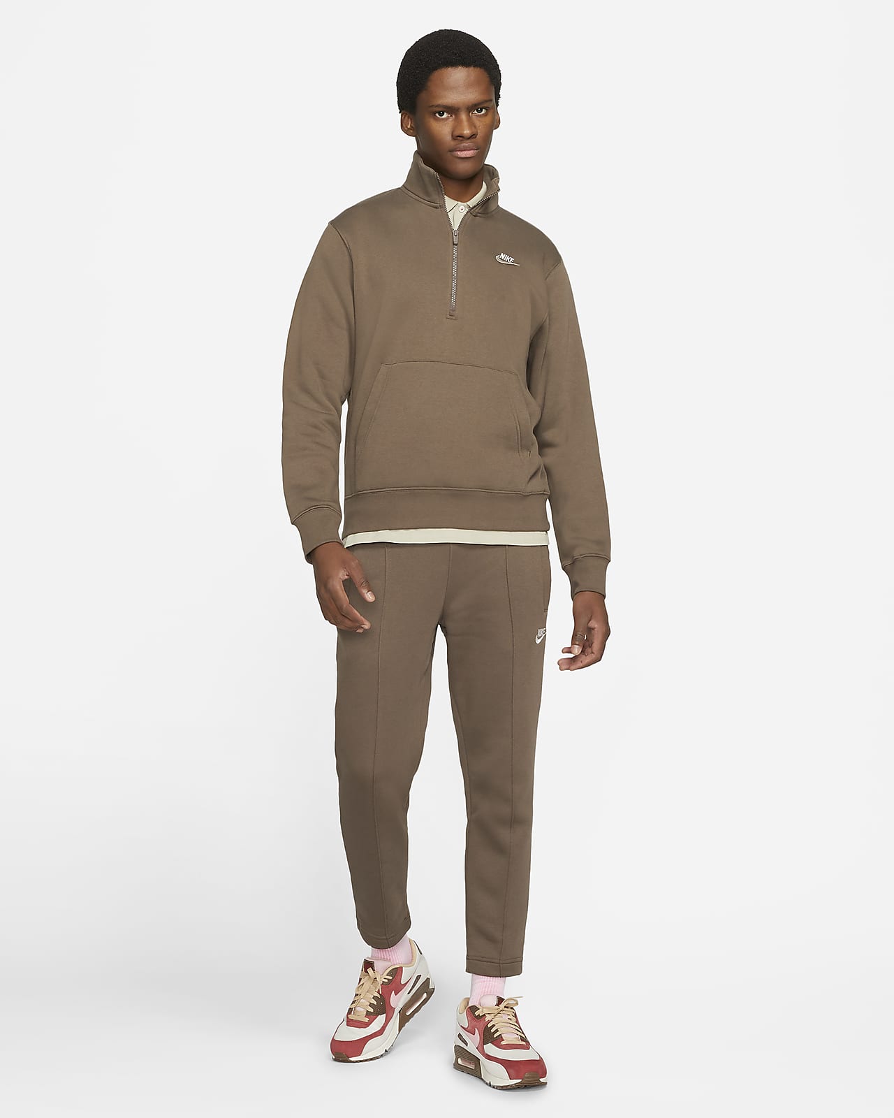 nike fleece top