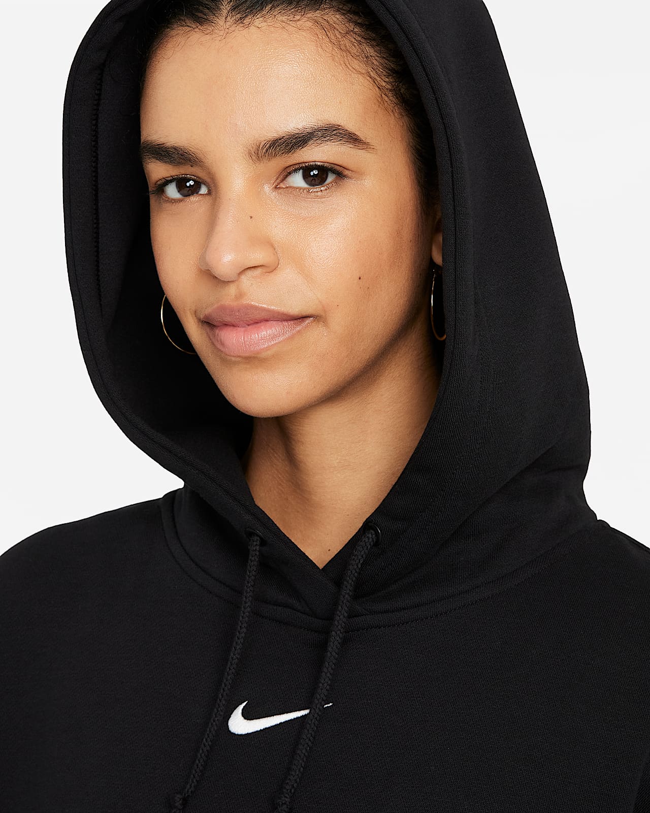 Nike fleece oversized hoodie clearance