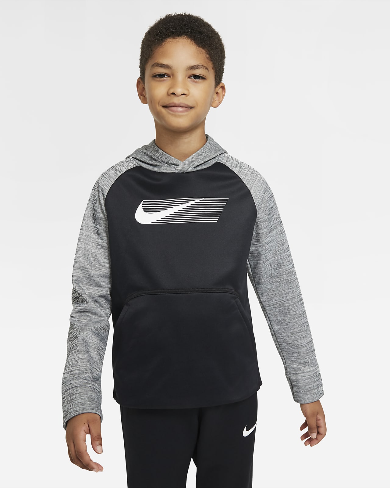 nike boys therma training hoodie