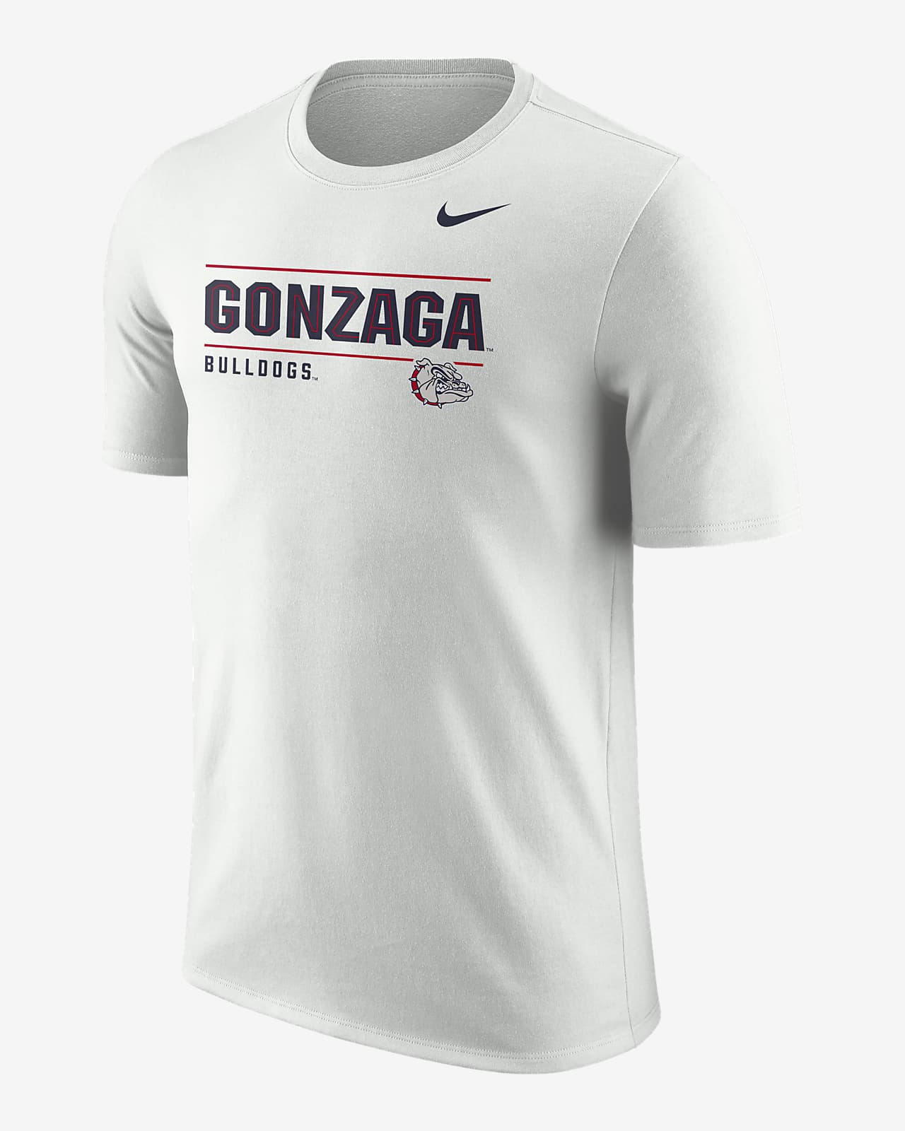 Coincidencia rojo Implementar Gonzaga Men's Nike College T-Shirt. Nike.com