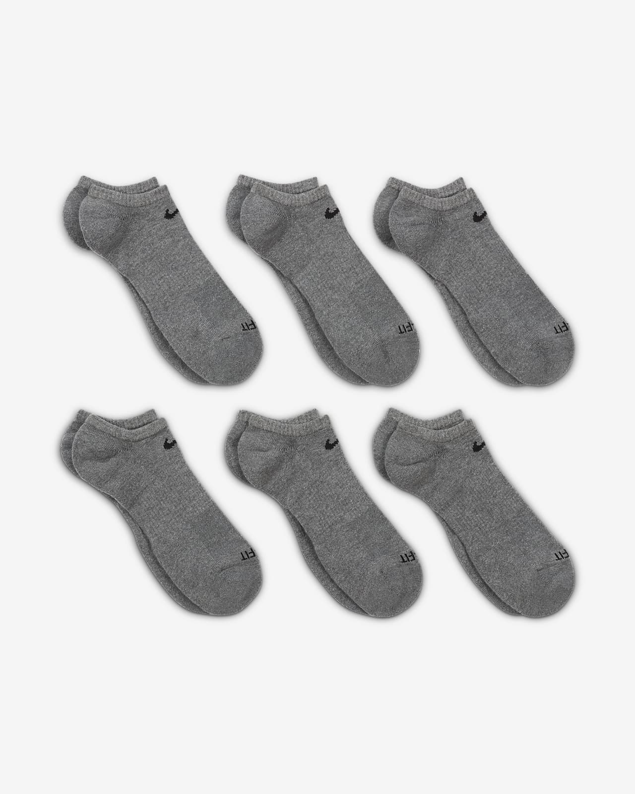 detalles cartucho Descodificar Calcetines invisibles de entrenamiento Nike Everyday Plus Cushioned (6  pares). Nike.com